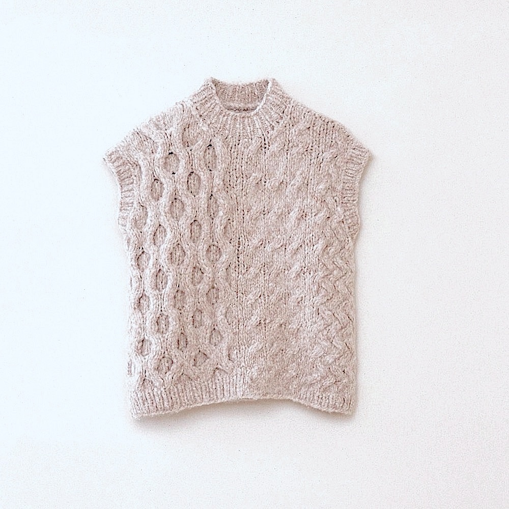 NEW SEASON SOLD OUT LAUREN MANOOGIAN ARAN VEST size 3 (M-XL)